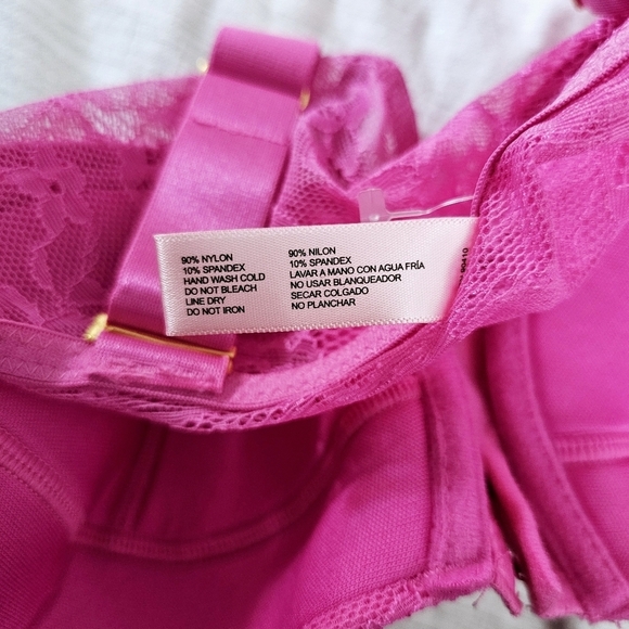 Juicy Couture Pink Lace Corset Size 34 C - Picture 4 of 4